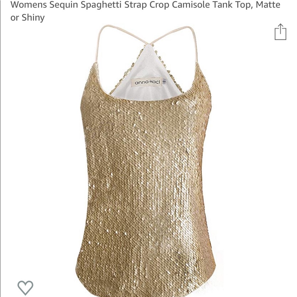 Anna Kasci Gold Cami